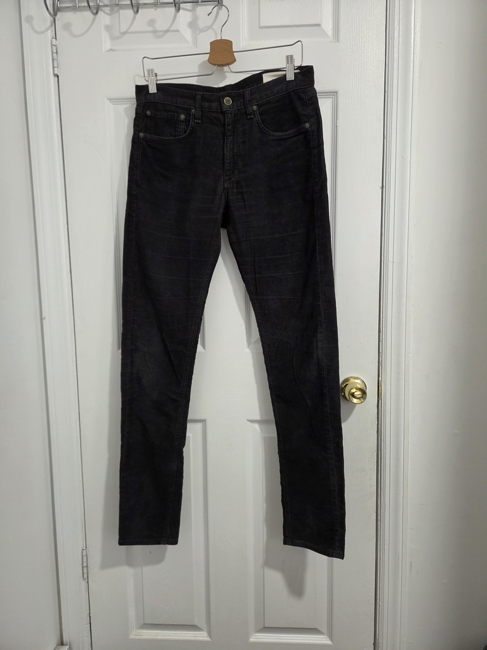 rag & bone Men's Black   EXTRA SLIM